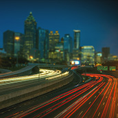 View of downtown Atlanta, GA. Photography by Alex Wilson