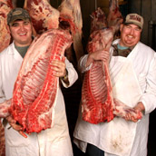 Canvas Custom Meats, an independent butcher shop, Nettie, WV.  Portrait Photogrpahy by Alex Wilson.